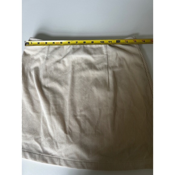 Halara Corduroy Mini‎ Skirt Women's A-Line Lined Casual Fashion Sz M NWT - Picture 9 of 11